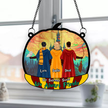 Load image into Gallery viewer, Personalized Friends Pumpkin Suncatcher - Magic Castle Theme
