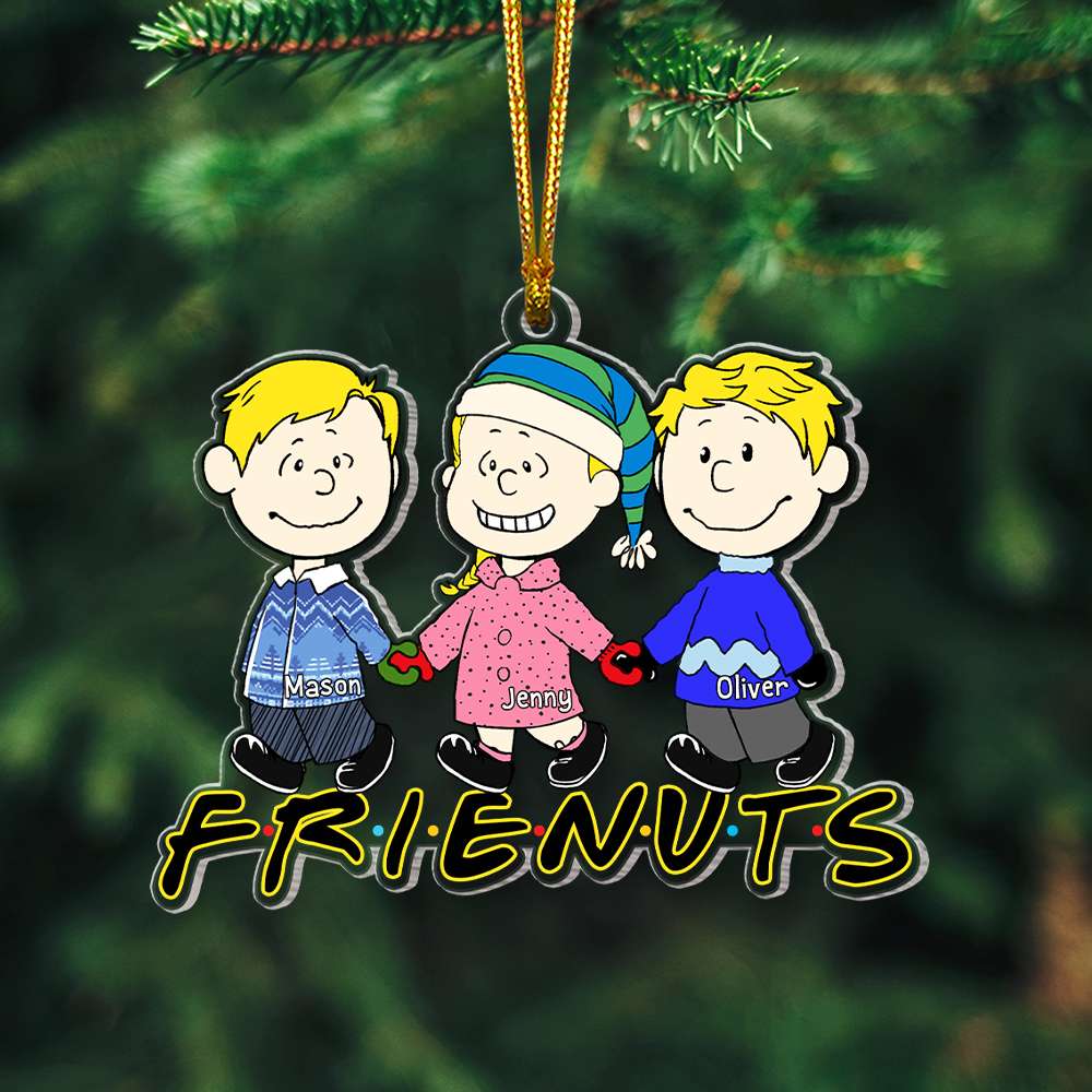 Custom Friends Christmas Ornament - Personalized Holiday Keepsake