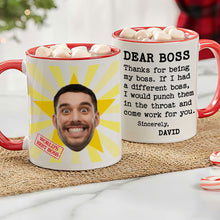 Load image into Gallery viewer, Personalized Boss Appreciation Coffee Mug - Funny Custom Photo Gift Coffee Mug PopCulturePrints
