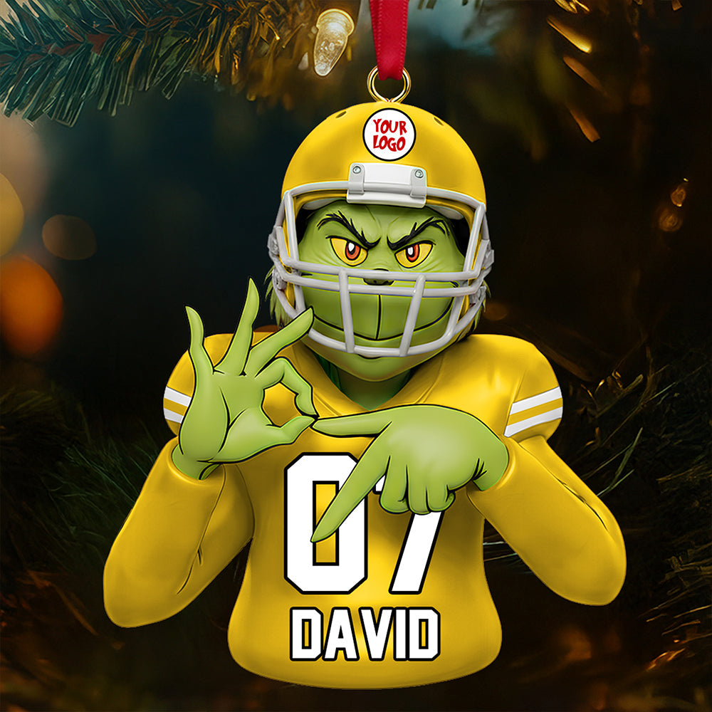 “Score Big This Christmas!” - Funny Sport Lover Ornament - Personalized Gift for Sports Enthusiasts Ornament PopCulturePrints