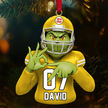 Load image into Gallery viewer, “Score Big This Christmas!” - Funny Sport Lover Ornament - Personalized Gift for Sports Enthusiasts Ornament PopCulturePrints
