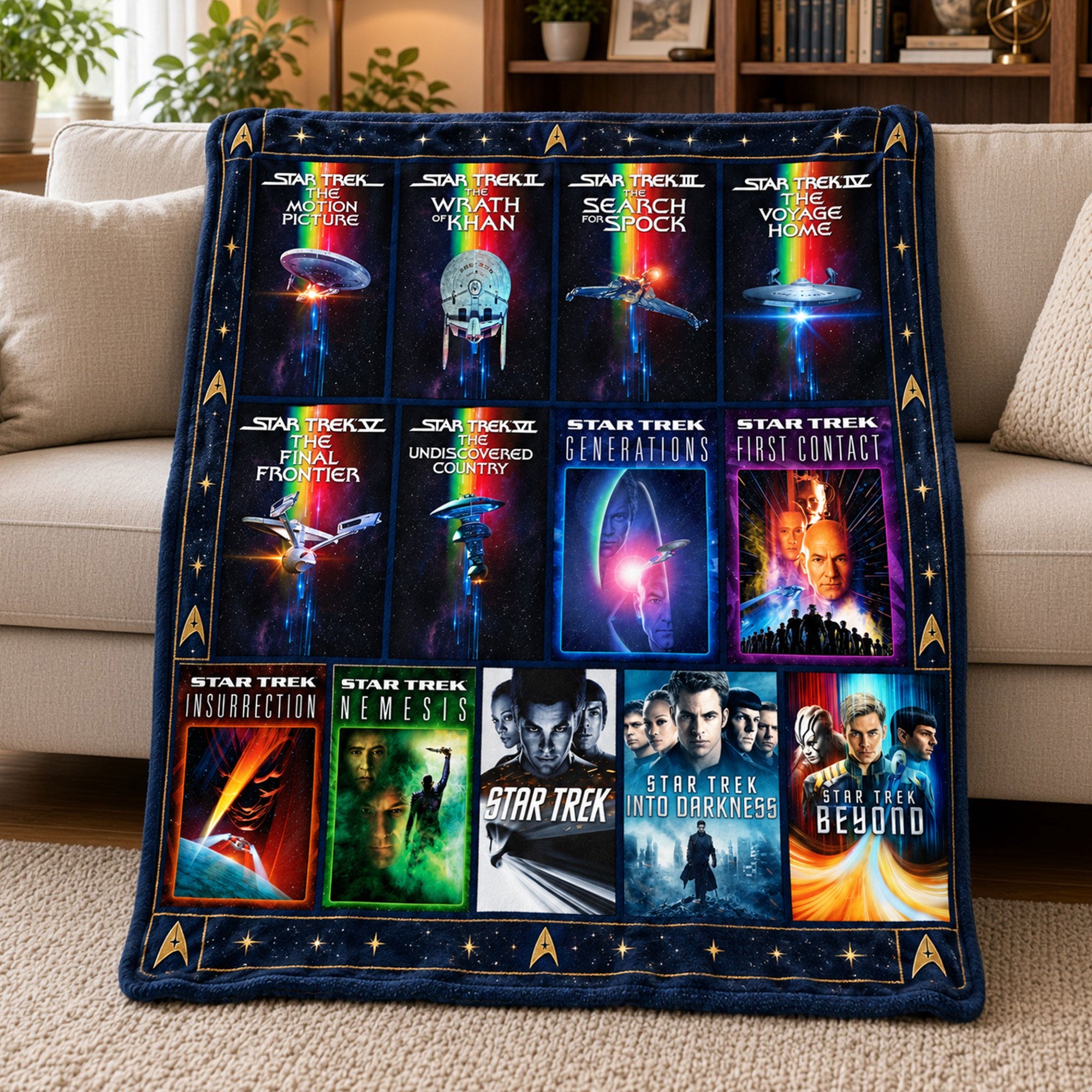 “Embark on a Cosmic Journey” - Retro Space Adventure Blanket - Personalized Gift for Space Lovers
