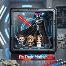 Load image into Gallery viewer, I'm Their Mother - Cosmic Mom and Kids Acrylic Plaque - Personalized Gifts for Mom Shaped Plaques PopCulturePrints
