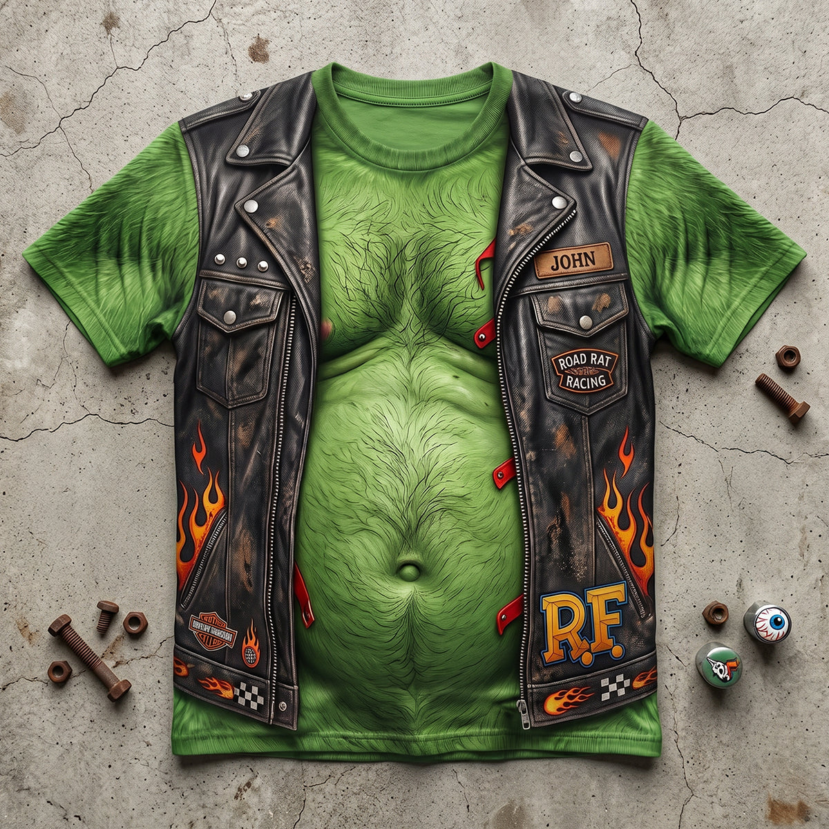 Ultimate Biker 3D T-shirt - Personalized Gift for Motorcycle Enthusiasts