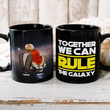 Load image into Gallery viewer, Galaxy Couple Mug - Valentine&#39;s Day Gifts &amp; Personalized Gifts for Space-Loving Couples Coffee Mug PopCulturePrints
