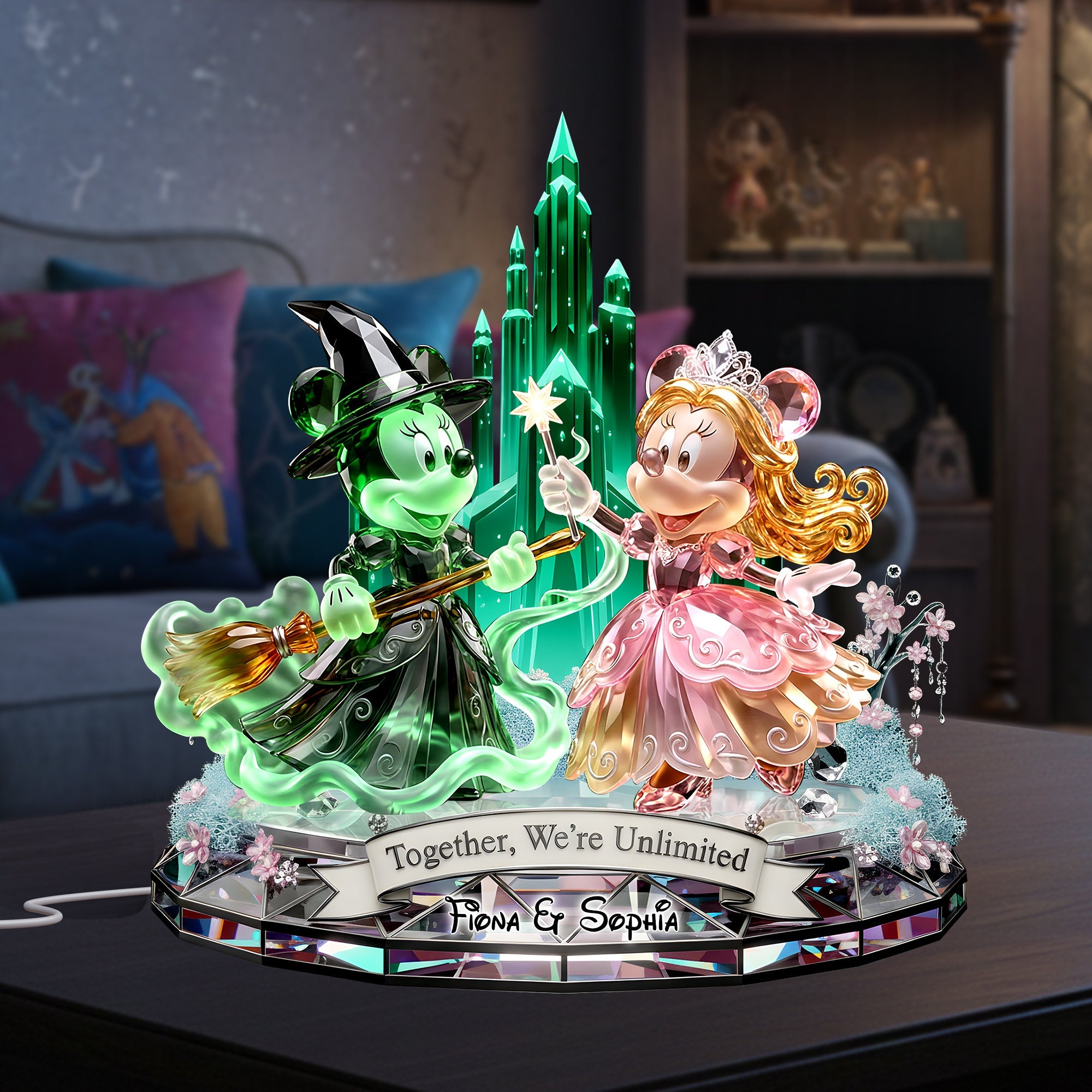 Together, We're Unlimited - Personalized Acrylic Light Box for Friends Light Box PopCulturePrints