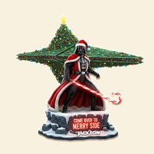 Load image into Gallery viewer, &quot;Come Over to Merry Side&quot; - Personalized Fans Acrylic Plaque - Perfect Gift for Star Wars Enthusiasts Shaped Plaques PopCulturePrints
