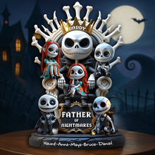 Load image into Gallery viewer, &quot;Every Dad is a King – Father Of Nightmares Acrylic Plaque - Personalized Gift for Dad, Grandpa, and more&quot; Shaped Plaques PopCulturePrints
