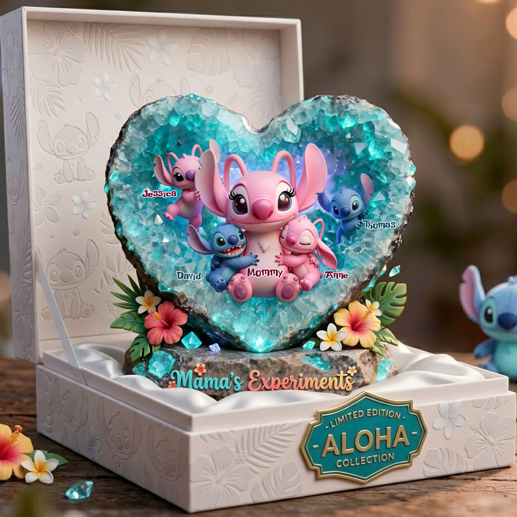 “Mama’s Experiments” - A Heartwarming Personalized Acrylic Plaque for Mother’s Day - Perfect Gift for Moms, Grandmas, and Loved Ones Shaped Plaques PopCulturePrints