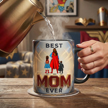 Load image into Gallery viewer, Best Mom Ever - Superhero Magic Ceramic Coffee Mug - Personalized Gift for Mom and Grandma Coffee Mug PopCulturePrints
