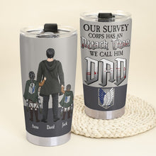 Load image into Gallery viewer, Custom Anime-Themed Tumbler for Dad - Perfect Father&#39;s Day Gift Tumbler Cup PopCulturePrints
