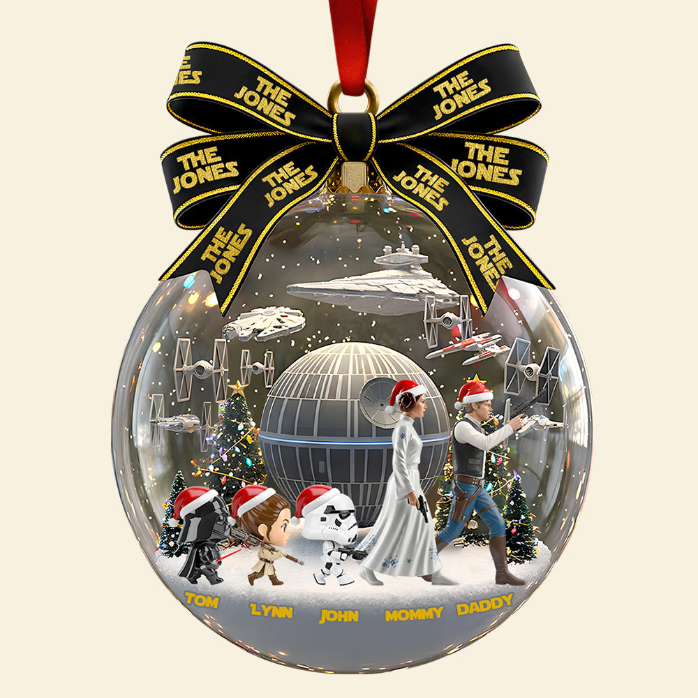 Celebrate Togetherness: Family Walking Together Christmas Ornament - Personalized Gift for Loved Ones Ornament PopCulturePrints
