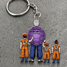 Load image into Gallery viewer, &quot;Show Your Love: The Power Dad Acrylic Keychain - Personalized Gift for Fathers and Grandfathers&quot; Keychains PopCulturePrints
