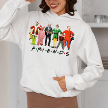 Load image into Gallery viewer, Festive Friends Christmas Sweater Shirts PopCulturePrints
