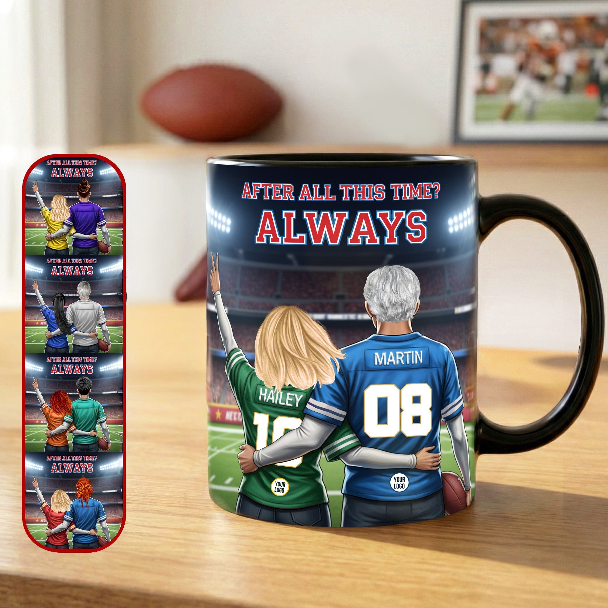 “After All This Time? Always” - Personalized Sport Lover Couple Coffee Mug - Perfect Gift for Sports Fans Coffee Mug PopCulturePrints