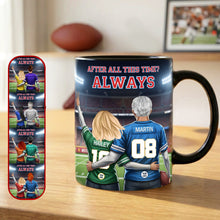 Load image into Gallery viewer, “After All This Time? Always” - Personalized Sport Lover Couple Coffee Mug - Perfect Gift for Sports Fans Coffee Mug PopCulturePrints

