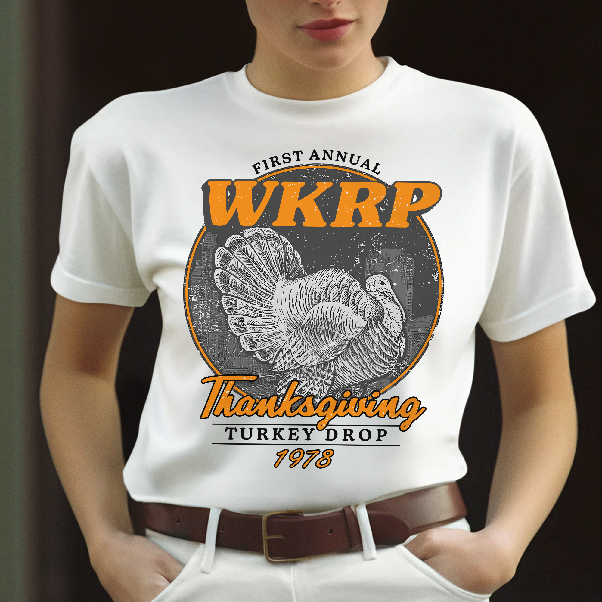 Vintage WKRP Thanksgiving Turkey Drop Sweatshirt