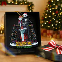Load image into Gallery viewer, Spank Me, I&#39;ve Been Naughty - Personalized Naughty Couple Christmas Ornament Ornament PopCulturePrints
