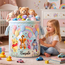 Load image into Gallery viewer, Woodland Friends Laundry Basket - Personalized Gifts 02nadh160726 Laundry Basket PopCulturePrints
