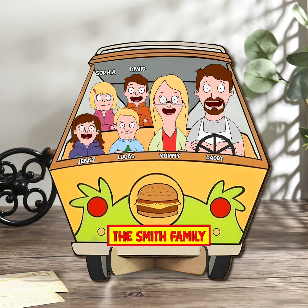 Personalized Family Wood Sign - The Smith Family Edition Wood Sign PopCulturePrints