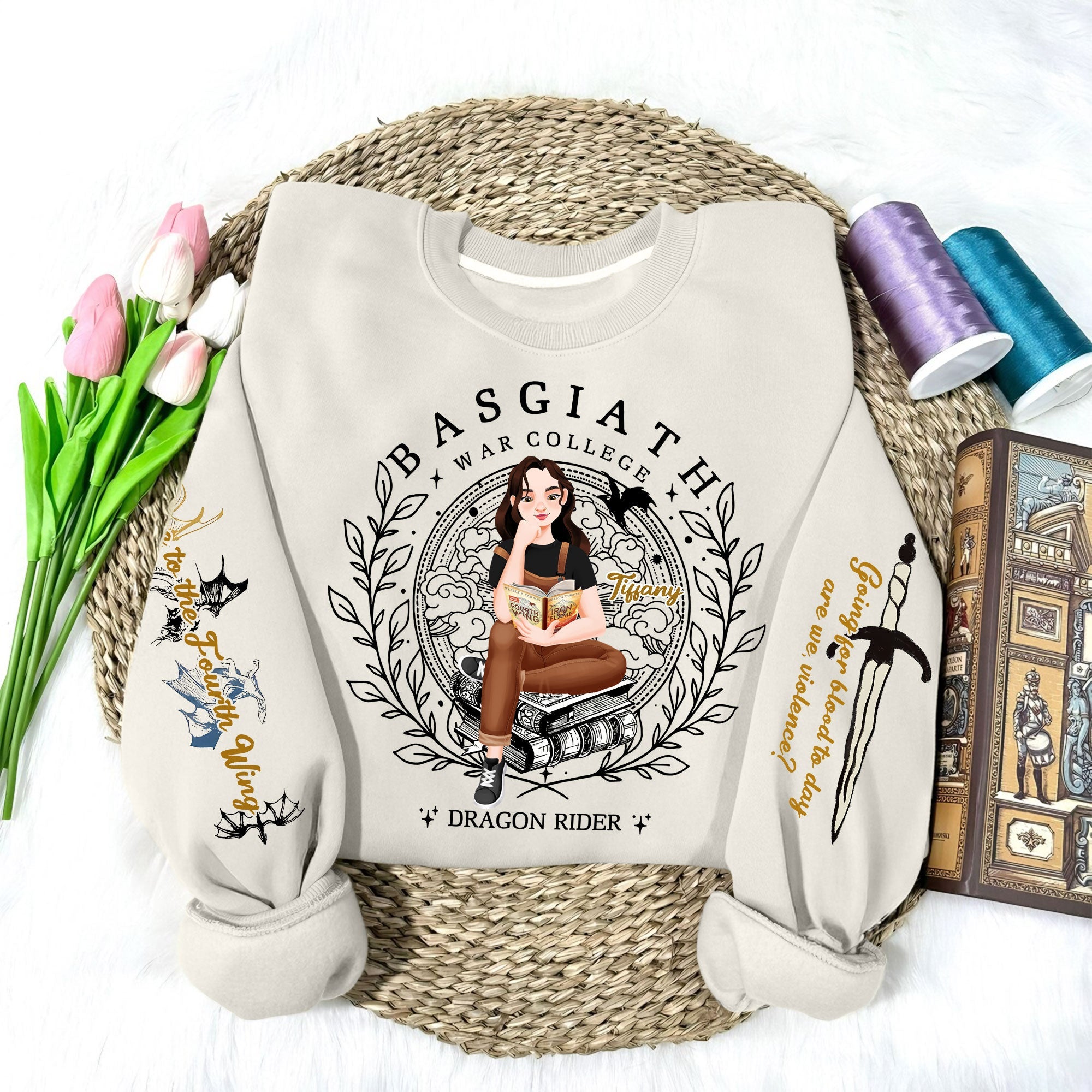 Ignite Your Imagination - Fantasy Book Shirt, Personalized Gift for Book Lovers AOP Products PopCulturePrints