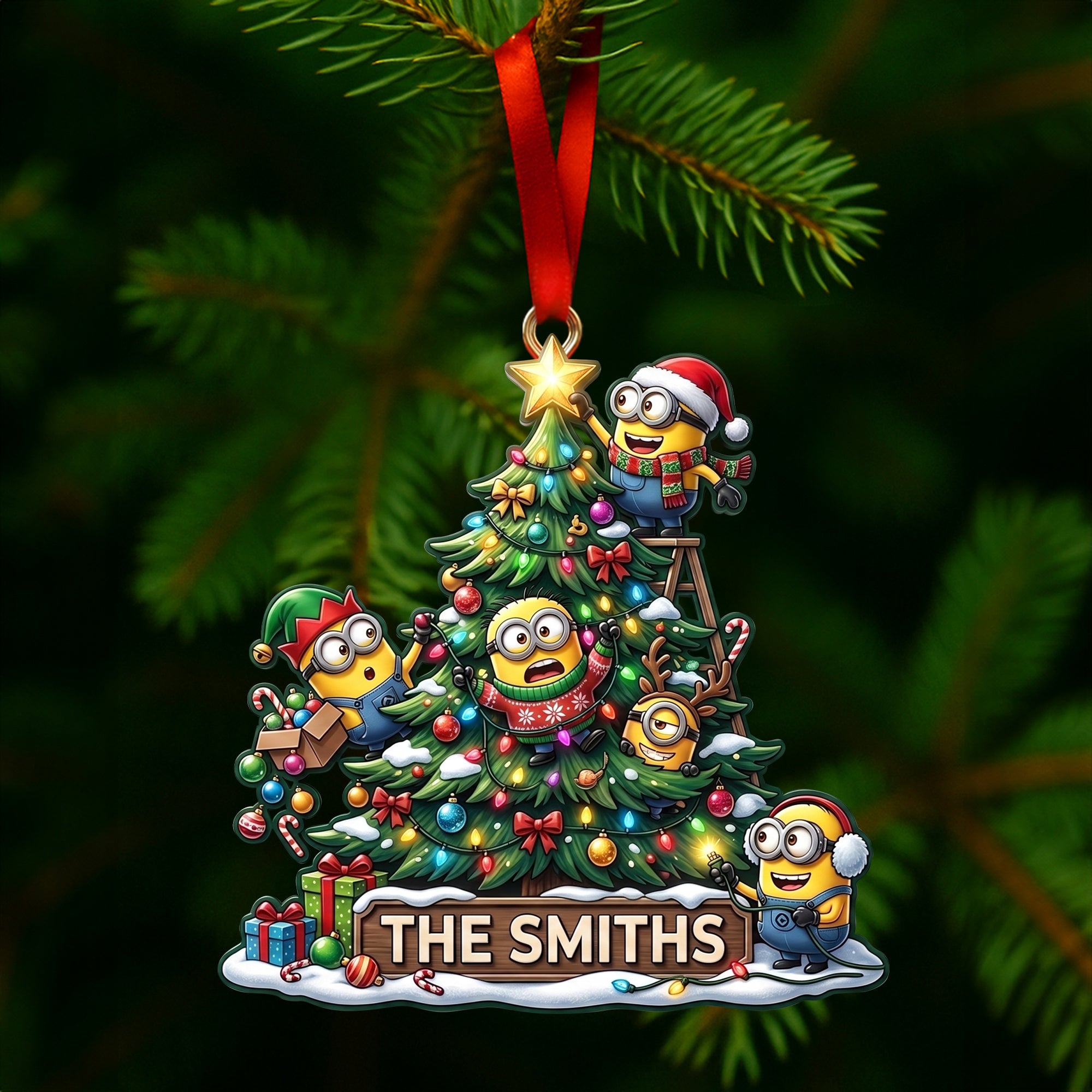 “Get Ready for a Merry Adventure!” - Personalized Christmas Ornament - Gift for Family, Friends, and Loved Ones