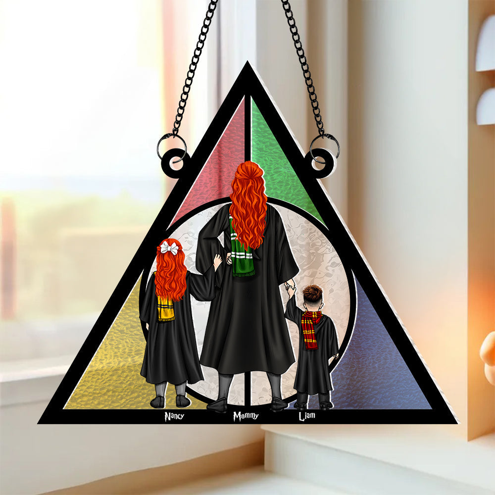 Personalized Family Wizard Hanging Ornament