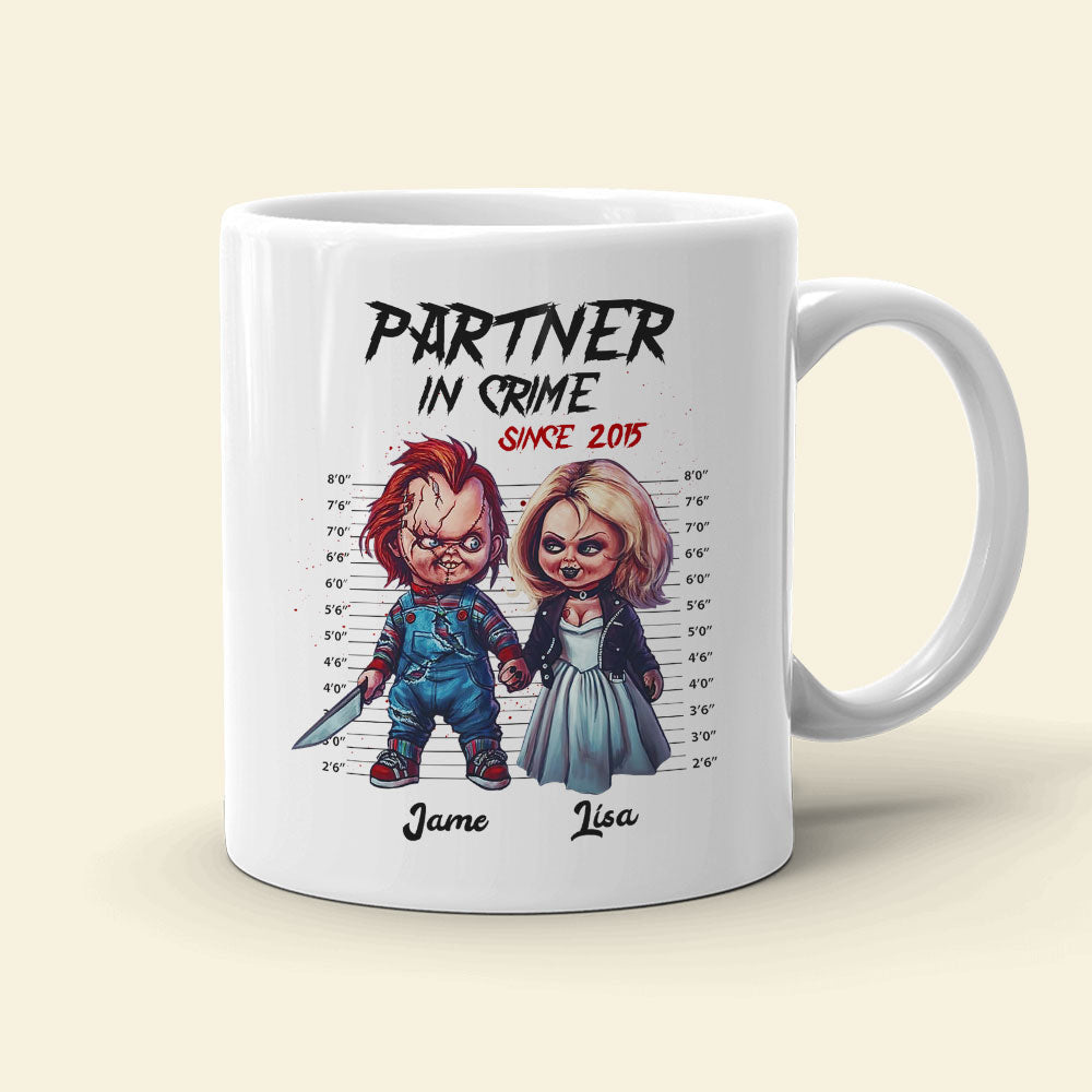 Darkly Romantic Personalized Couple Mugs - Unique Valentine's Day Gifts Coffee Mug PopCulturePrints