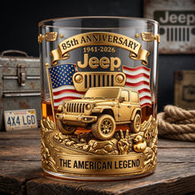 Load image into Gallery viewer, Celebrate Adventure with Our Custom Personalized Car Lover Glass - Perfect Gift for Jeep Enthusiasts! Glass PopCulturePrints
