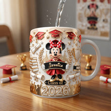 Load image into Gallery viewer, Dream Big Graduation Coffee Mug - Personalized Gift for Graduates Coffee Mug PopCulturePrints
