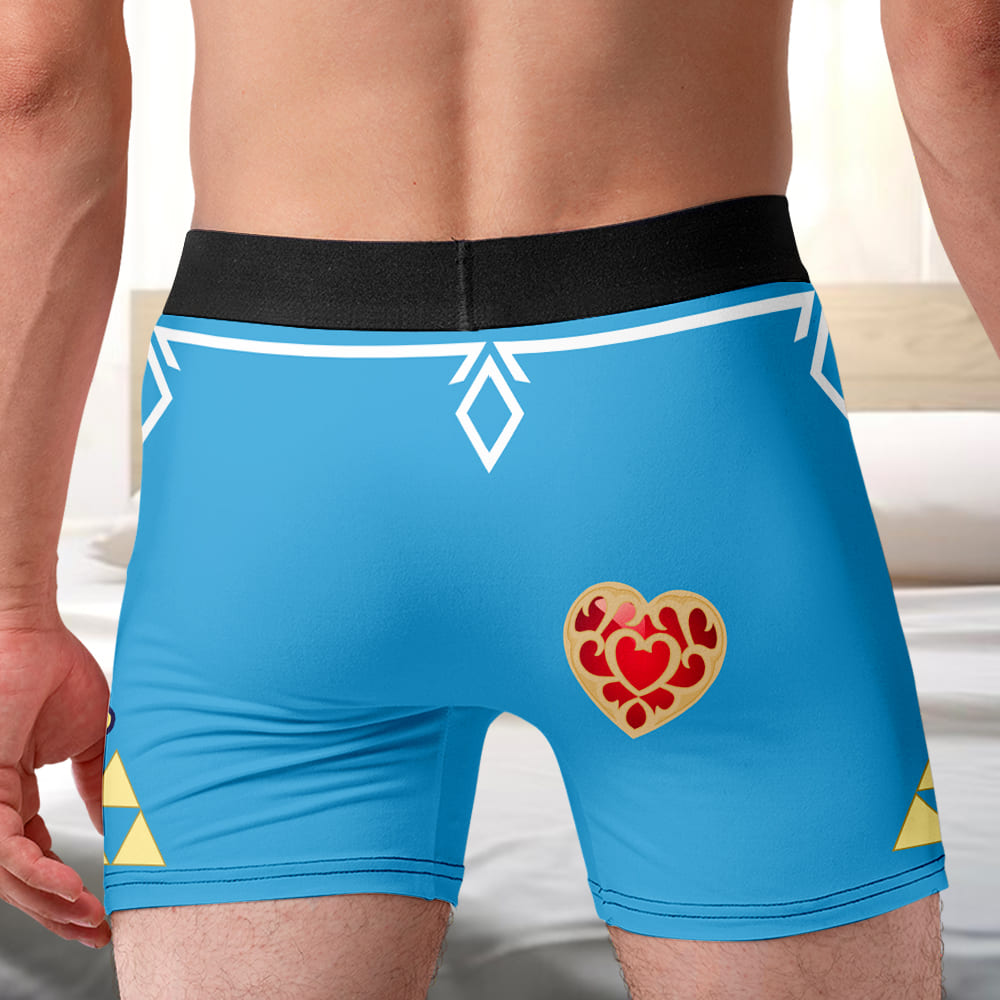 Custom Men's Boxers with Funny Master Sword Design Boxer Briefs PopCulturePrints