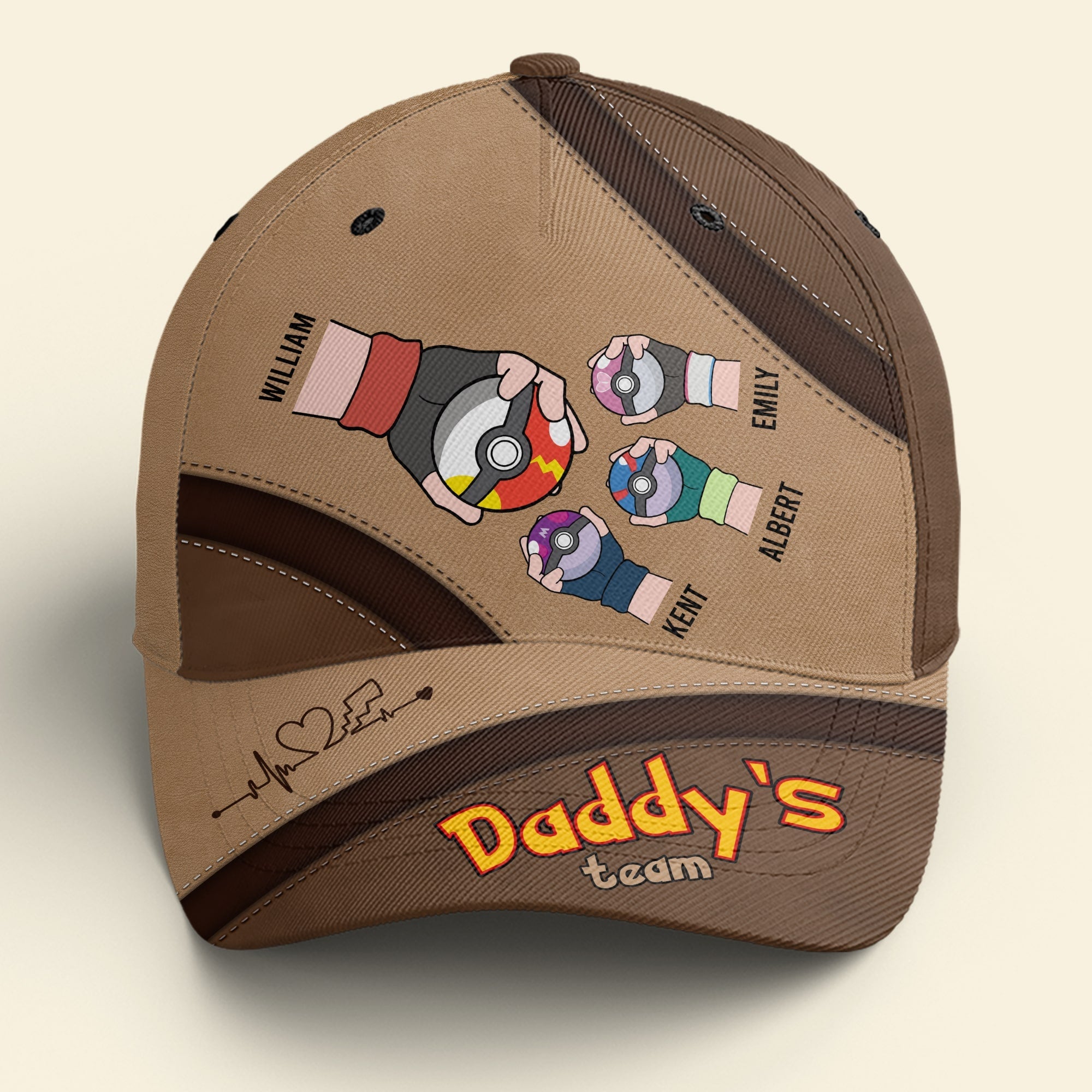 Custom Dad's Team Classic Cap