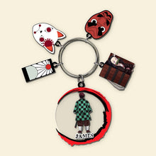 Load image into Gallery viewer, Personalized Movie Fan Keychain - Anime Inspired Gift Keychains PopCulturePrints
