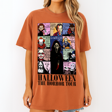 Load image into Gallery viewer, &quot;Embrace the Scares!&quot; - Customizable Horror Tour Shirt - Perfect Gift for Horror Movie Fans &amp; Collectors Shirts PopCulturePrints
