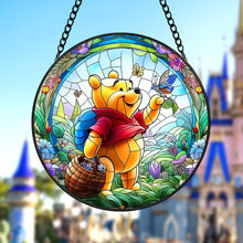 Load image into Gallery viewer, Personalized Stained Glass Ornament for Magical World Fans - Best Suncatcher Ever
