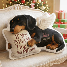 Load image into Gallery viewer, Dog Memorial Custom Shaped Pillow - Custom Photo Gifts For Dog Lover 04TGLU300626 Pillow PopCulturePrints
