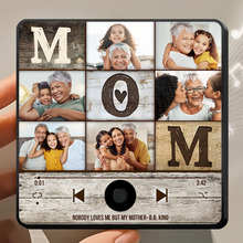 Load image into Gallery viewer, Personalized Mom Fridge Magnet with Custom Music &amp; Photos Fridge Magnet PopCulturePrints
