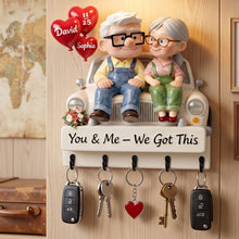 Load image into Gallery viewer, You &amp; Me – We Got This | Forever Love Acrylic Key Hanger - Personalized Gift for Couples, Family, and Friends
