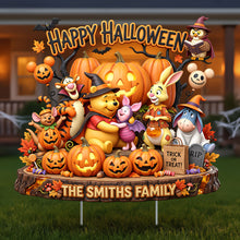 Load image into Gallery viewer, Happy Halloween! Celebrate Love &amp; Togetherness - Personalized Yard Sign - Perfect Gift for Families and Friends
