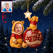 Load image into Gallery viewer, Baby 1st's Christmas Ornament - Custom Photo Gifts For Kids 05paqn061026 Ornament PopCulturePrints
