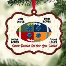 Load image into Gallery viewer, Custom Family Christmas Ornament - Personalized American Football Team Design Ornament PopCulturePrints
