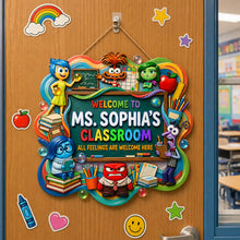 Load image into Gallery viewer, Welcome to Ms. Sophia's Classroom - Personalized Acrylic Sign for Teachers
