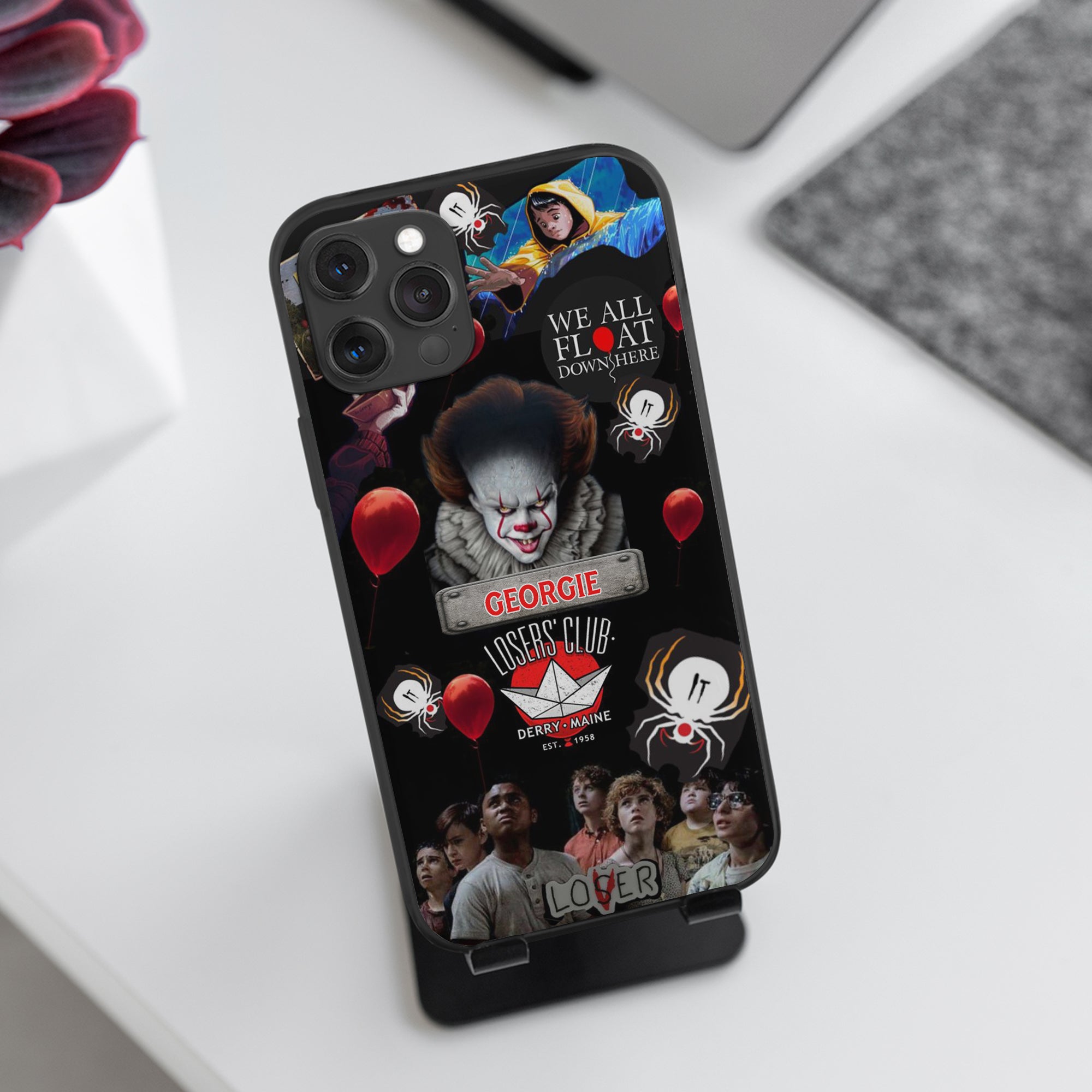 Personalized Halloween Horror Movie Character Phone Case - IT Theme PopFan Personalized Halloween Horror Movie Character Phone Case - IT Theme PopFan