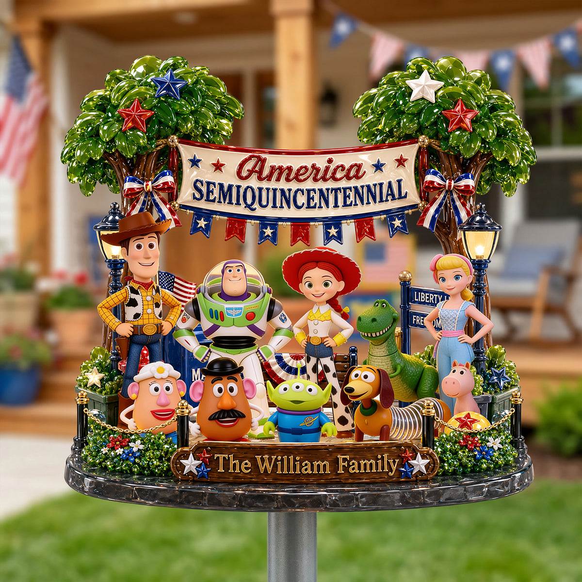 Celebrate Family with Love - USA Family Acrylic Sign, Personalized Gift for Families Acrylic Sign PopCulturePrints