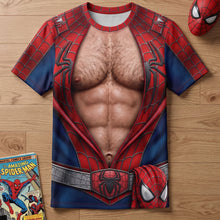 Load image into Gallery viewer, The Unzipped Hero 3D Shirt - A Fun and Unique Personal Gift for Comic Fans
