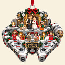 Load image into Gallery viewer, Lovely Legend Family Exploring The Interstellar Acrylic Ornament - Personalized Christmas Gifts For Family 03hata070926 Ornament PopCulturePrints
