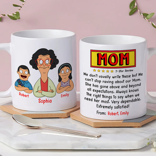 Mom, You're Amazing! - Personalized Coffee Mug - Gift for Mom or Grandma Coffee Mug PopCulturePrints