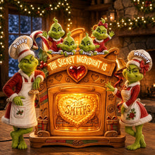 Load image into Gallery viewer, The Secret Ingredient is Family – Personalized Christmas Baking Acrylic Light Box

