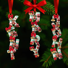 Load image into Gallery viewer, &quot;Celebrate the Season with Custom Touch!&quot; - Crochet Reindeer Alphabet Ornament - Personalized Christmas Gifts Ornament PopCulturePrints
