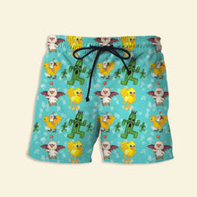 Load image into Gallery viewer, Custom Game Lover Hawaiian Shirt Set - Retro Character Design Hawaiian Shirts PopCulturePrints
